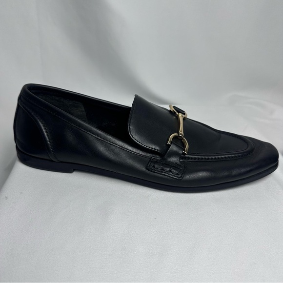 Zara Women’s Black Leather Loafers size 10/40 - Picture 13 of 16